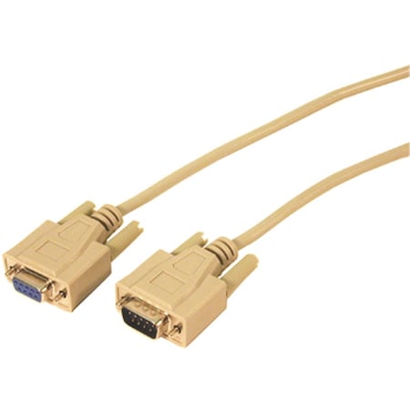 Comprehensive DB9 pin Plug to Jack- wired pin to pin RS-232 Cable 10ft DB9P-DB9J-10